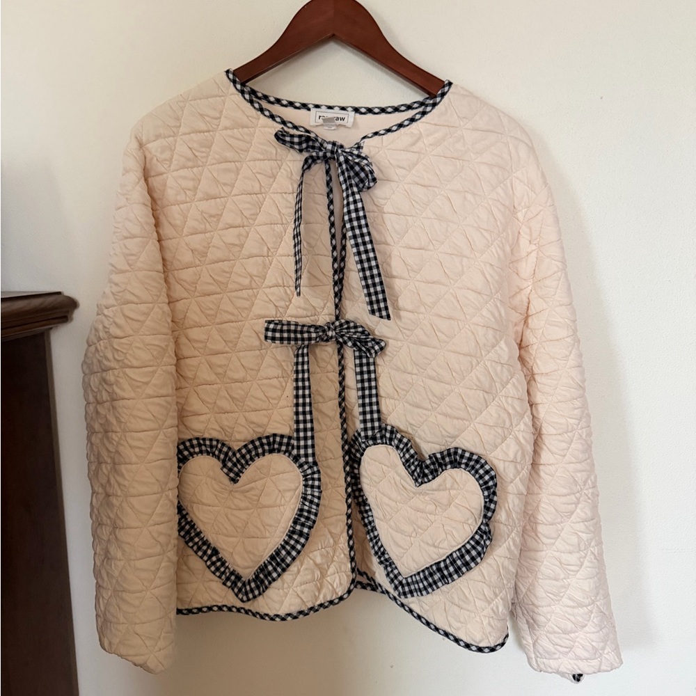 Boutique quilted jacket large